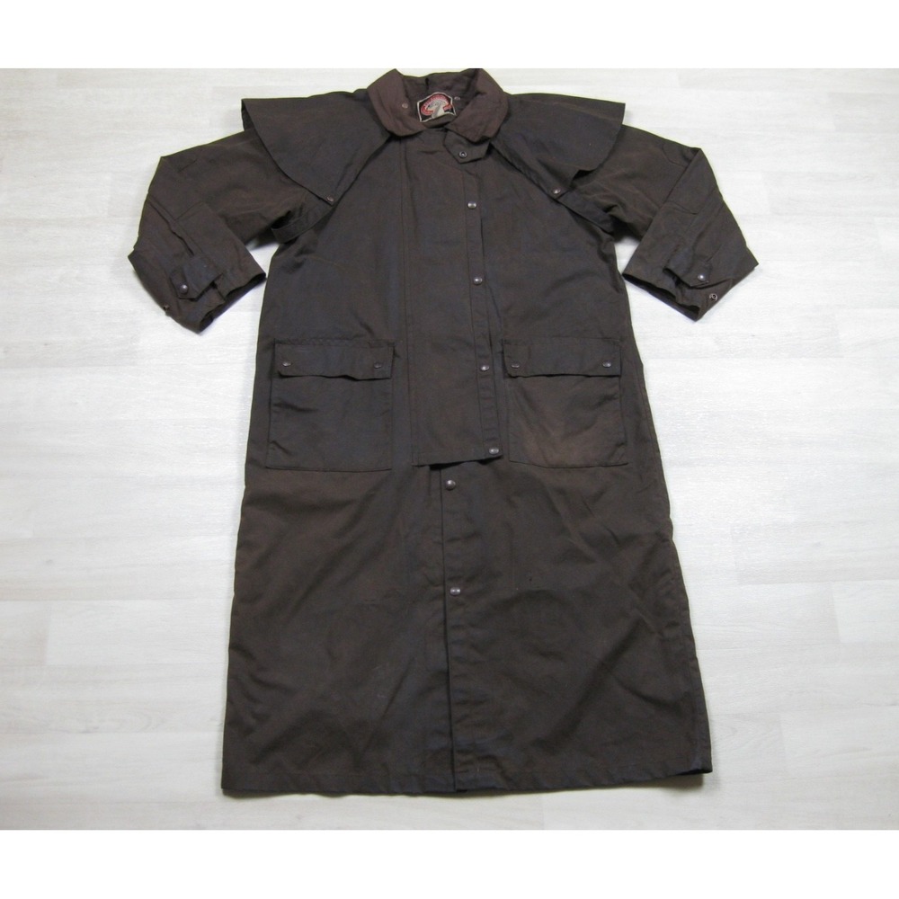 The Australian Outback Collection Men's Drover Jeepers Creepers Coat (M) Oil